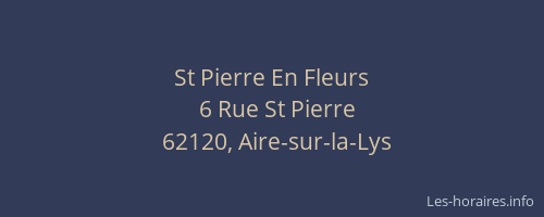 St Pierre En Fleurs