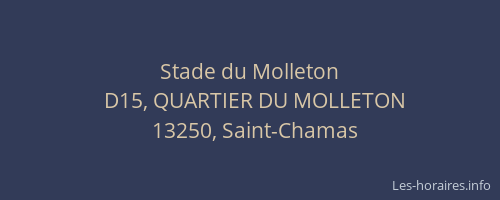 Stade du Molleton