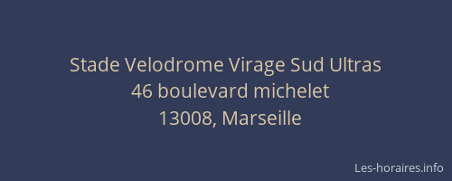 Stade Velodrome Virage Sud Ultras