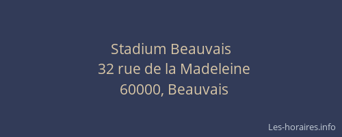 Stadium Beauvais