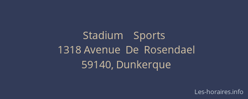 Stadium    Sports