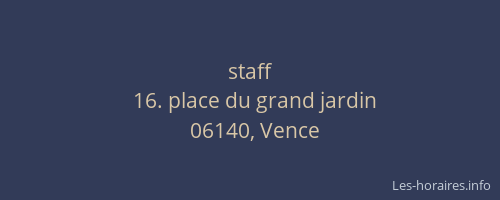 staff