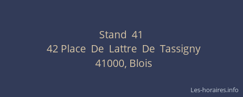 Stand  41