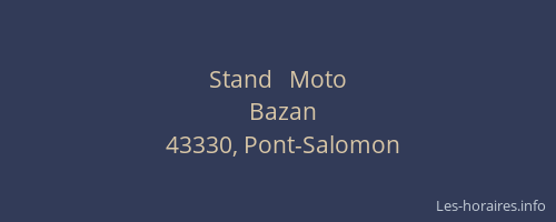 Stand   Moto