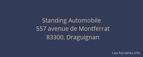 Standing Automobile