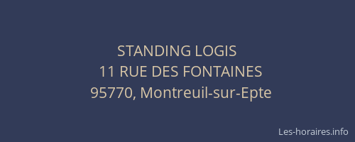 STANDING LOGIS