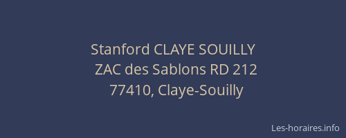 Stanford CLAYE SOUILLY