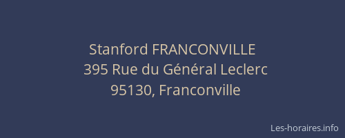 Stanford FRANCONVILLE