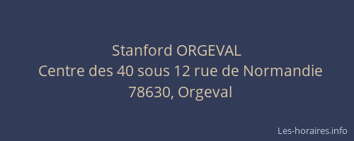 Stanford ORGEVAL