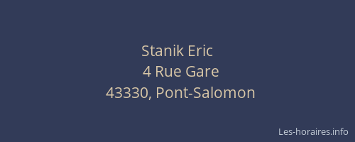 Stanik Eric