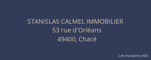 STANISLAS CALMEL IMMOBILIER