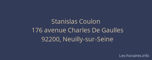 Stanislas Coulon