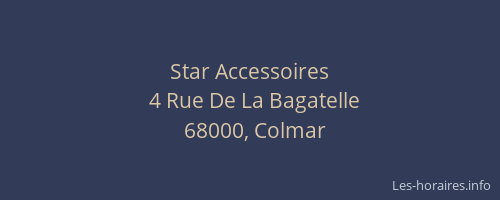 Star Accessoires