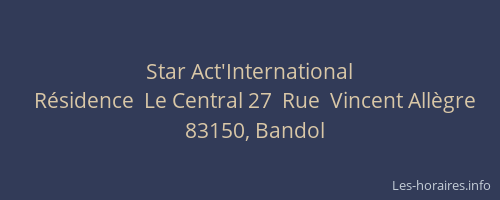 Star Act'International