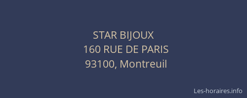 STAR BIJOUX