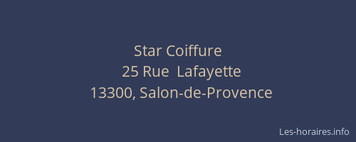 Star Coiffure