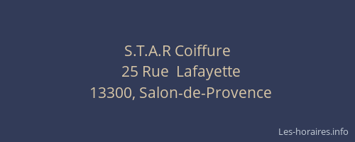 S.T.A.R Coiffure