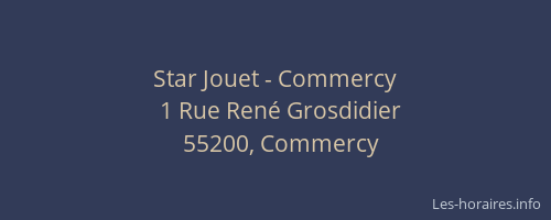 Star Jouet - Commercy