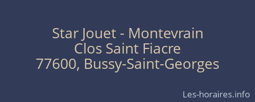 Star Jouet - Montevrain