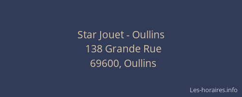 Star Jouet - Oullins