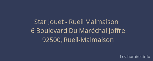 Star Jouet - Rueil Malmaison