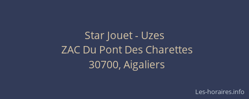 Star Jouet - Uzes