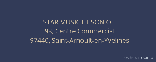 STAR MUSIC ET SON OI