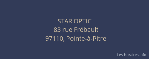 STAR OPTIC