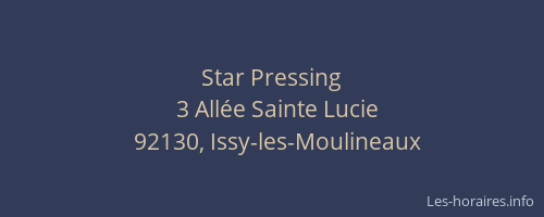 Star Pressing