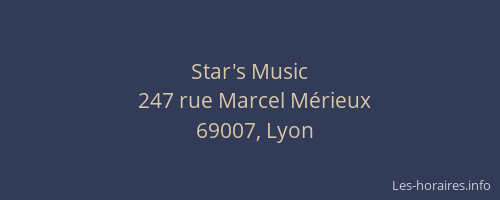 Star's Music