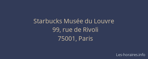 Starbucks Musée du Louvre