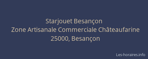 Starjouet Besançon