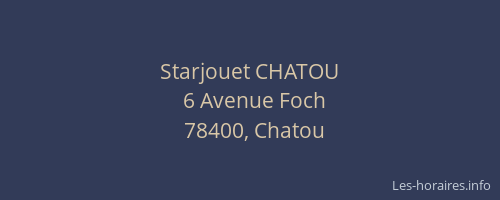 Starjouet CHATOU