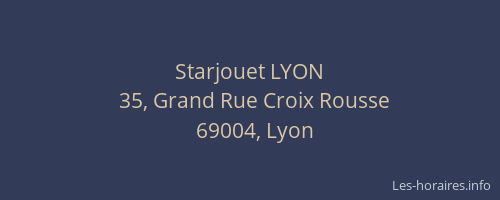 Starjouet LYON