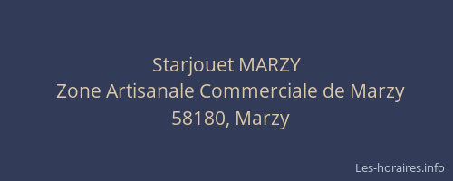 Starjouet MARZY