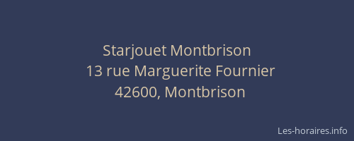 Starjouet Montbrison
