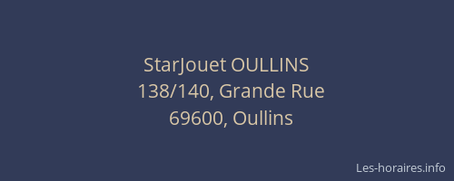 StarJouet OULLINS