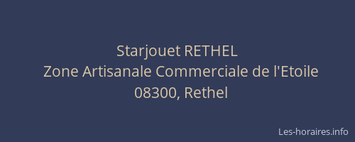 Starjouet RETHEL