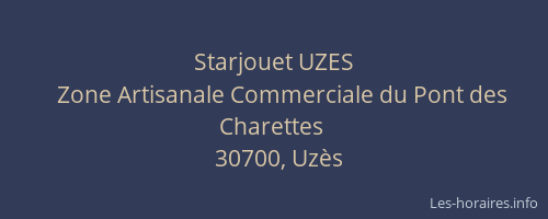 Starjouet UZES