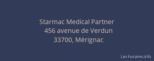 Starmac Medical Partner