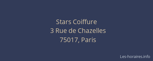 Stars Coiffure