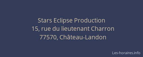 Stars Eclipse Production
