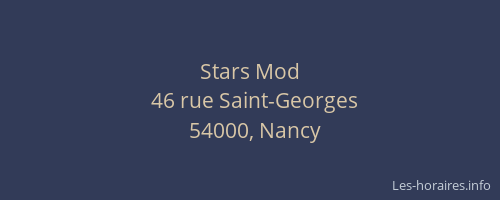 Stars Mod