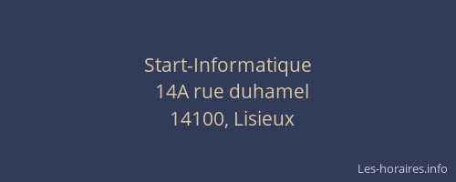 Start-Informatique