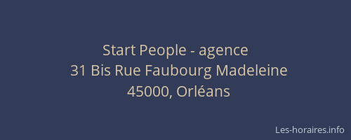 Start People - agence
