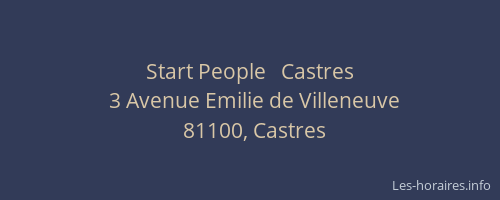 Start People   Castres
