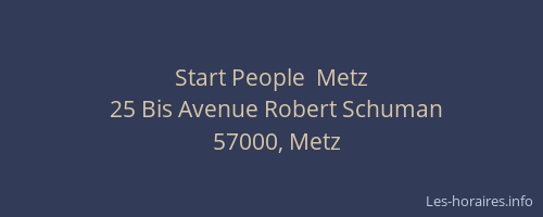 Start People  Metz