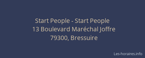 Start People - Start People