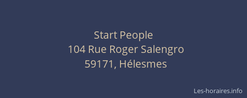 Start People