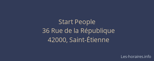 Start People